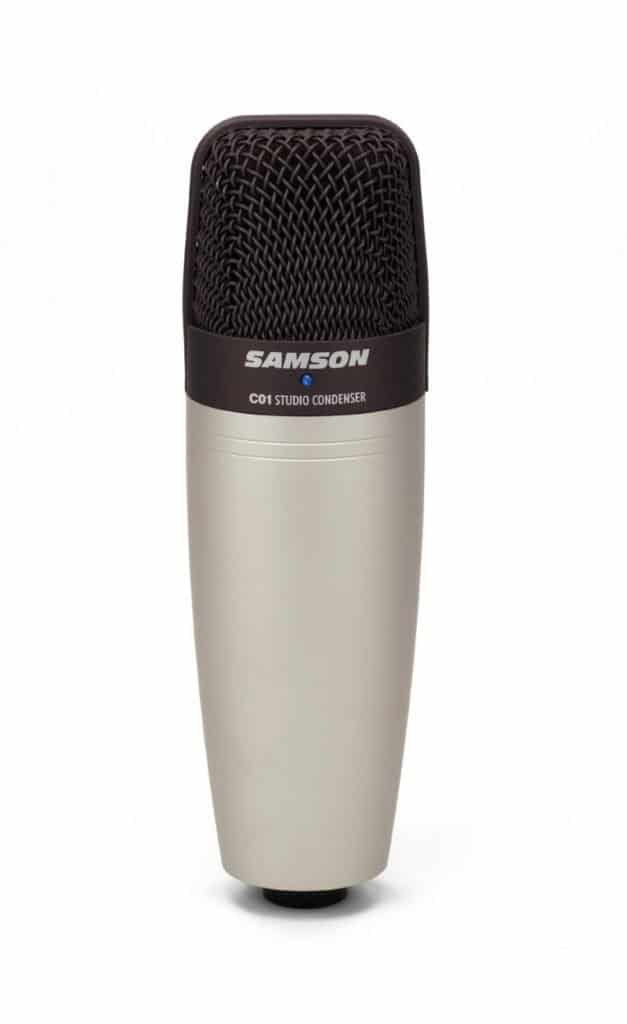 Samson C01 condenser microphone.