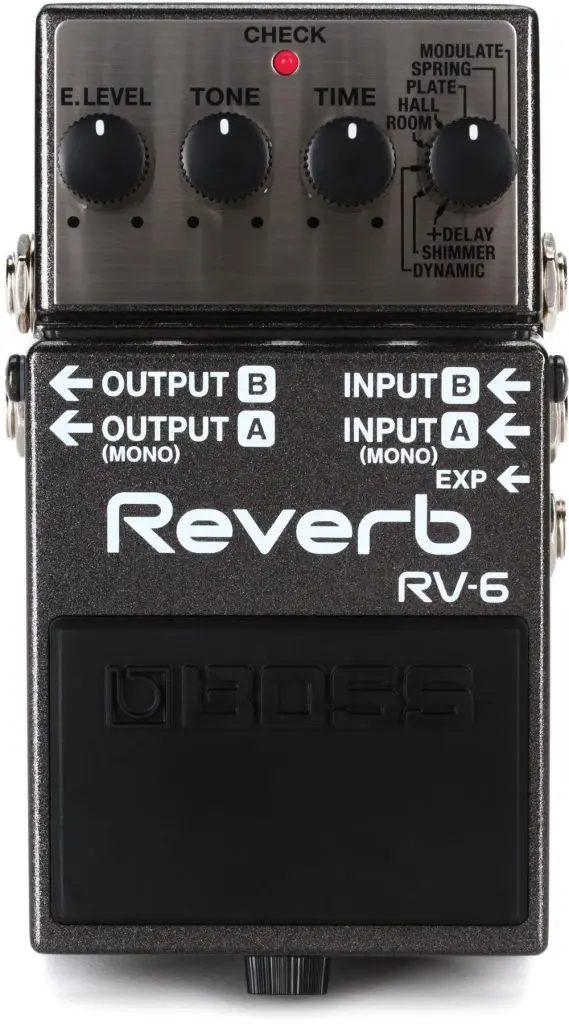 Boss RV-6 reverb pedal.