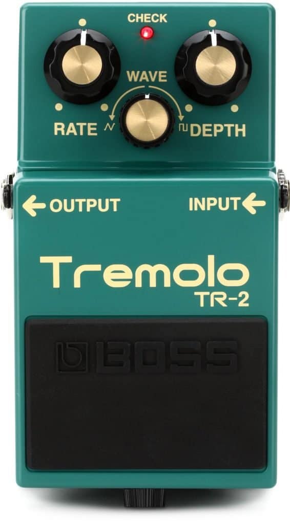 Boss TR-2 tremolo pedal.