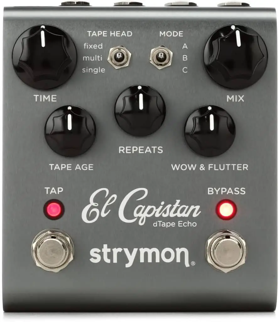 Strymon El Capistan delay pedal.