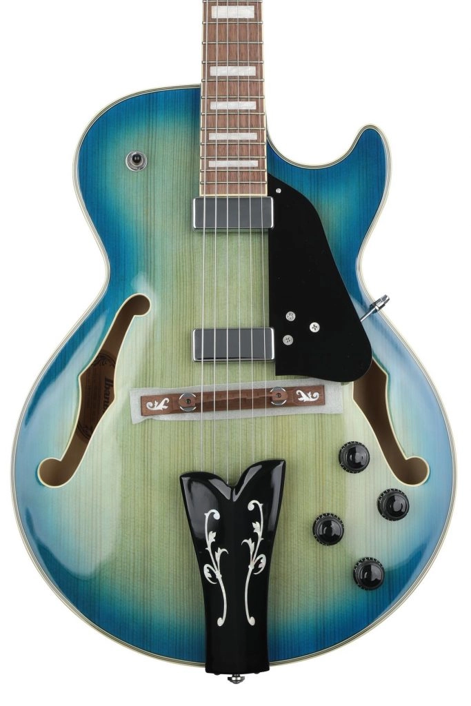 Ibanez George Benson Signature GB10EM - Jet Blue Burst electric guitar