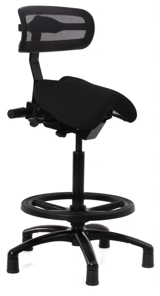 Crown Seating Performer Series Studio Stool With Backrest – Advanced