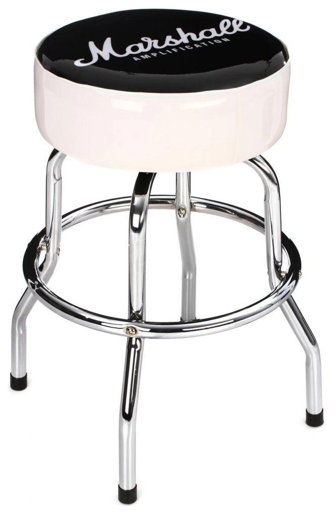 Marshall Logo Swivel Barstool - 24