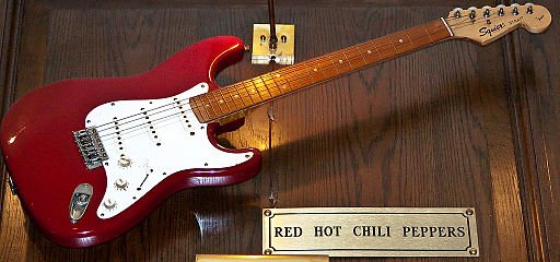 Red Hot Chili Peppers Fender Squire Strat