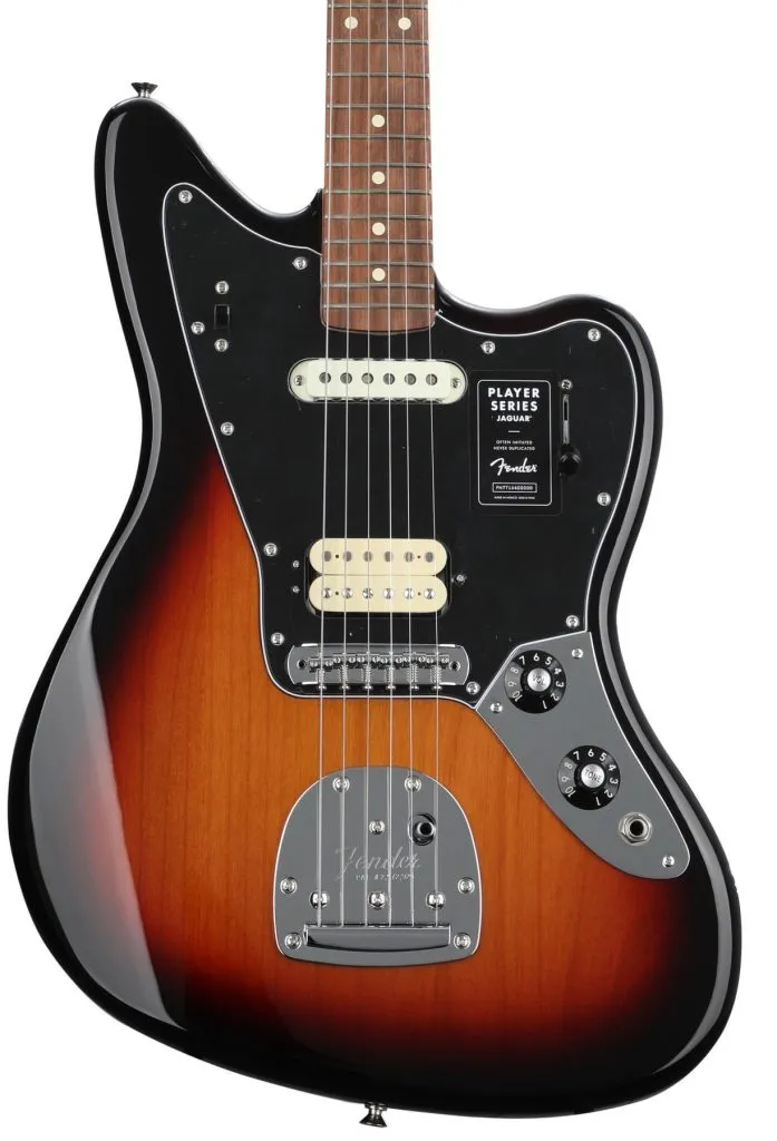 The Fender Player Jaguar. One of the coolest offsetguitars out there.