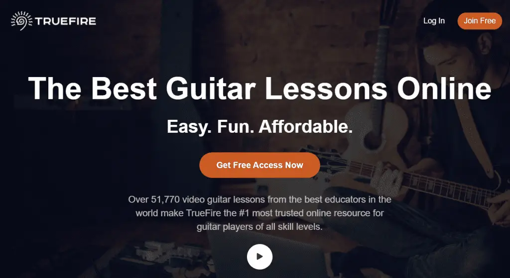 Truefire guitar classes.
