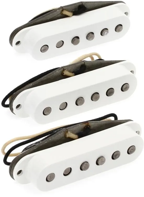 white single coil pickups