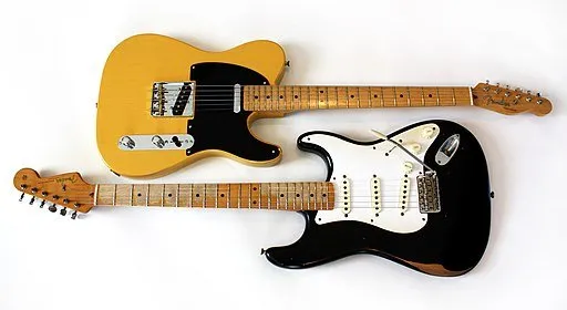 Strat and a Tele