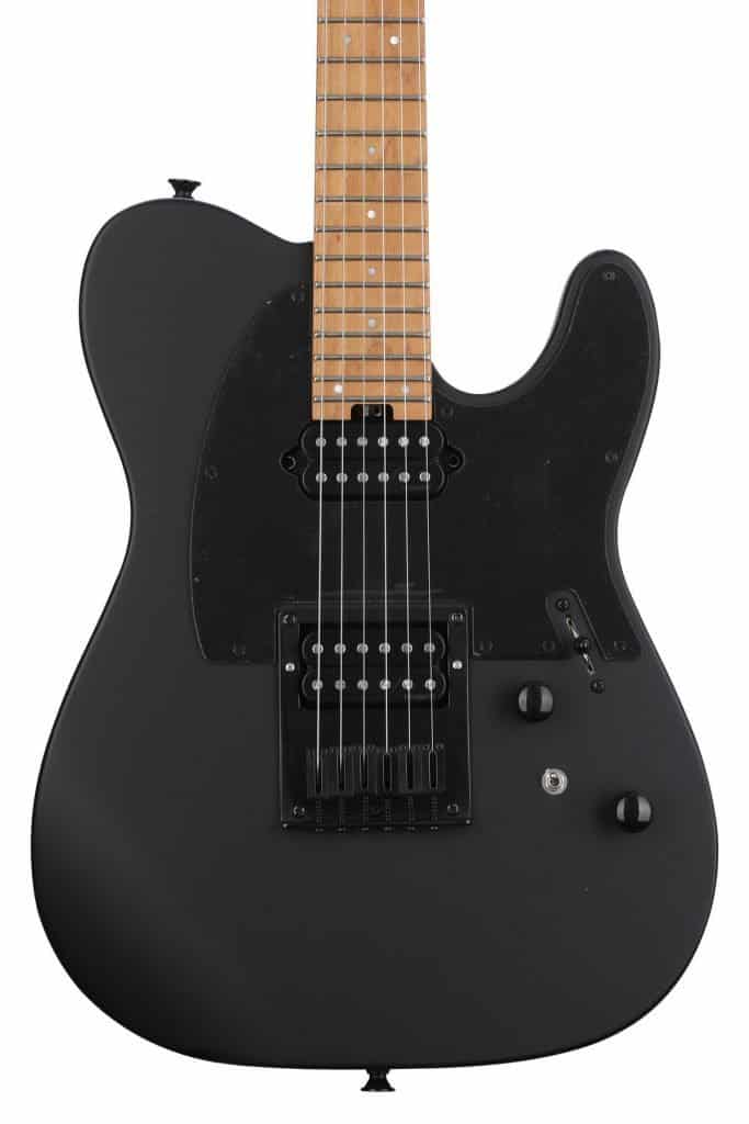 Charvel Pro-Mod So-Cal Style 2 24 HT HH electric guitar in satin black.