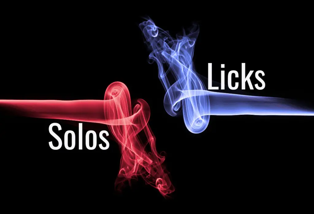 solos vs licks