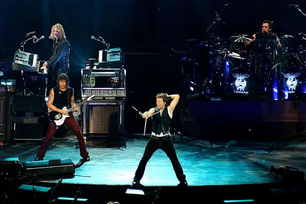 Bon Jovi playing live
