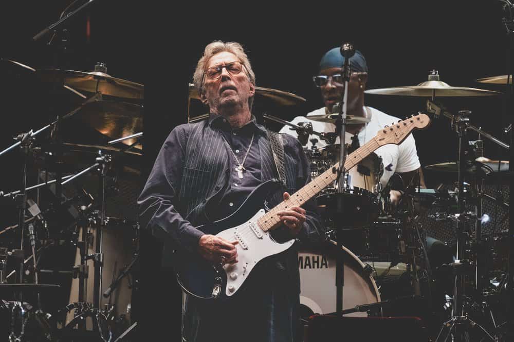 Clapton playing live