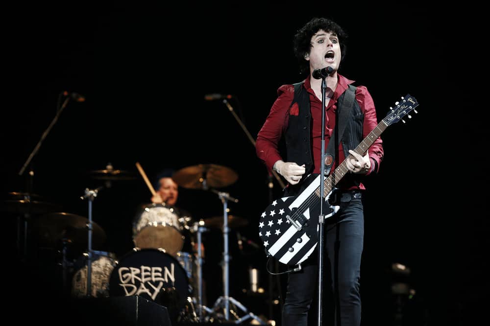 Green Day playing live
