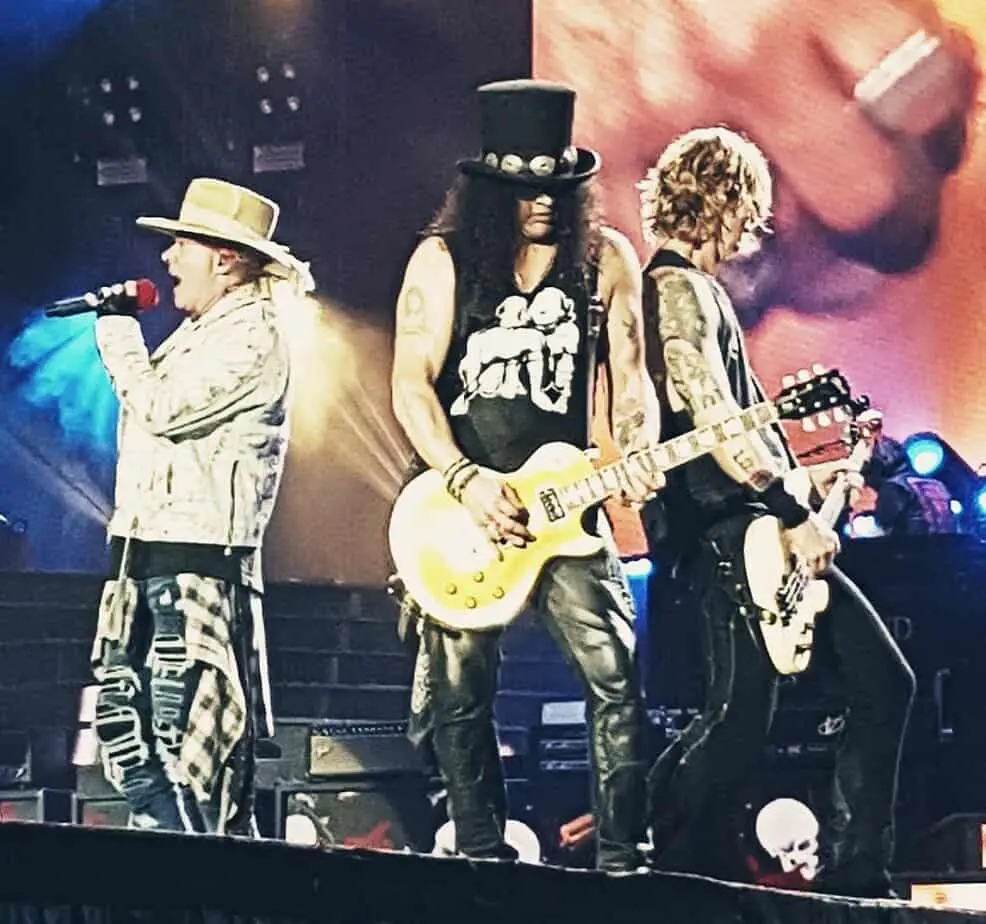 Guns N' Roses playing live