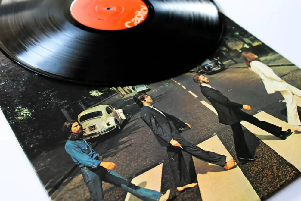 The Beatles' "Abbey Road" album cover