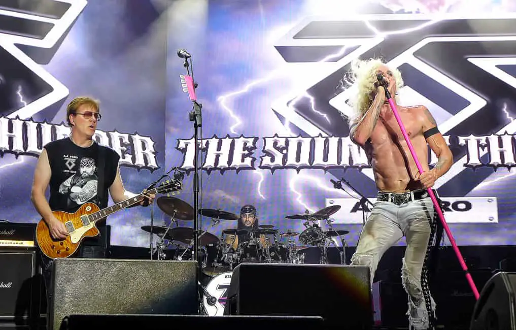 Twisted Sister playing live